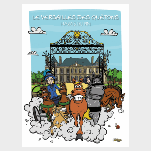 Affiche et Carte postale Les Versailles des Quétons - Haras du Pin - Les Quétons