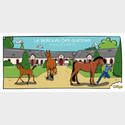 Panoramique Le berceau des Quétons - Haras de Saint-Lô - Les Quétons