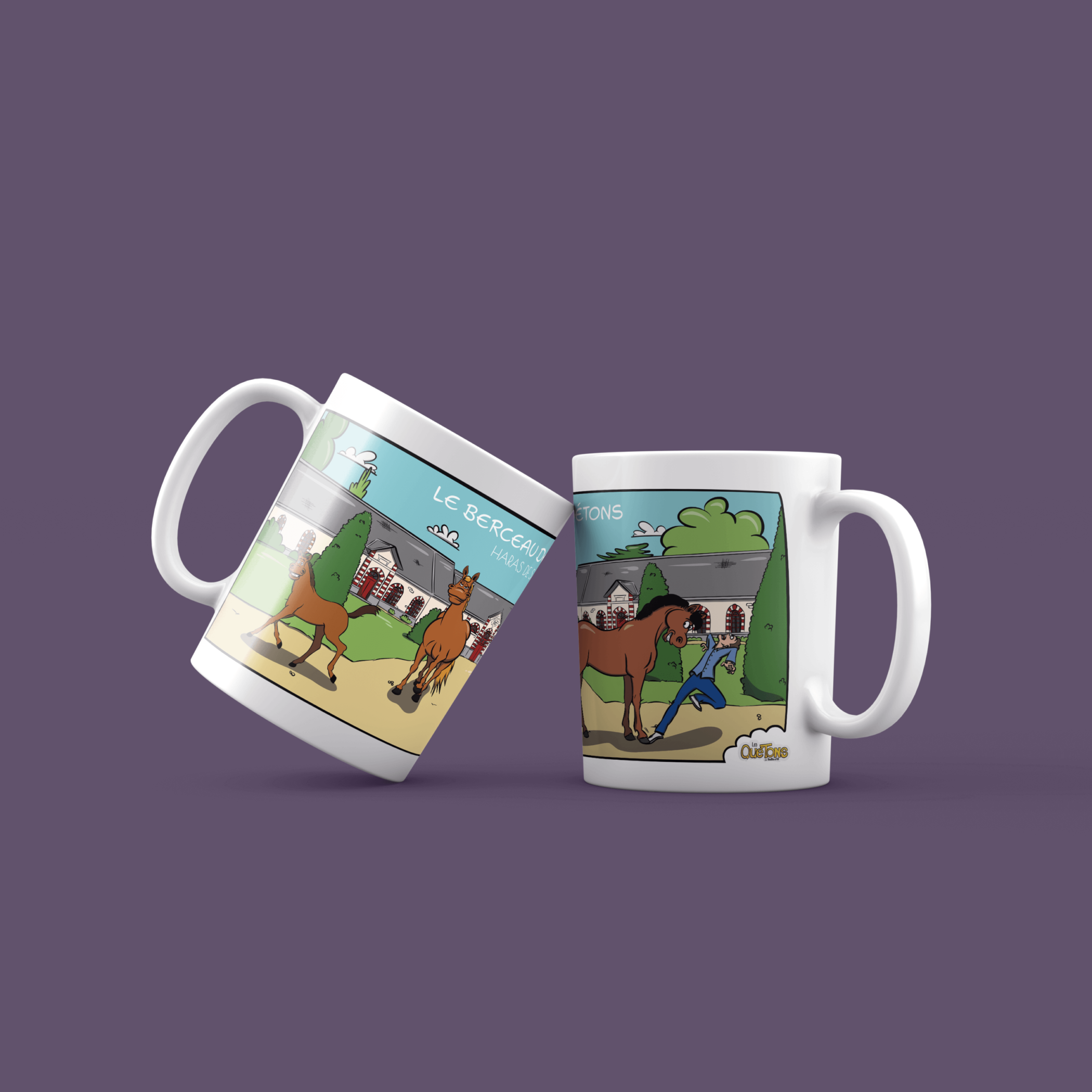 Mug panoramique Le berceau des Quétons - Haras de Saint-Lô - Les Quétons