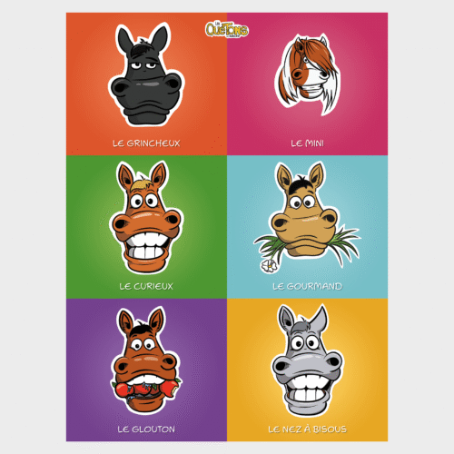 Affiche et Carte postale Quétons Pop art - Les Quétons