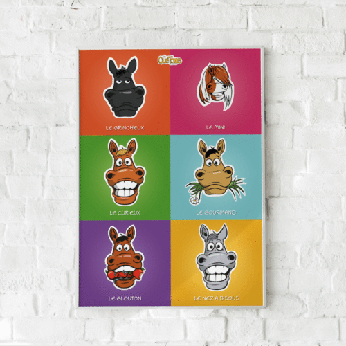 Affiche Quétons Pop art - Les Quétons