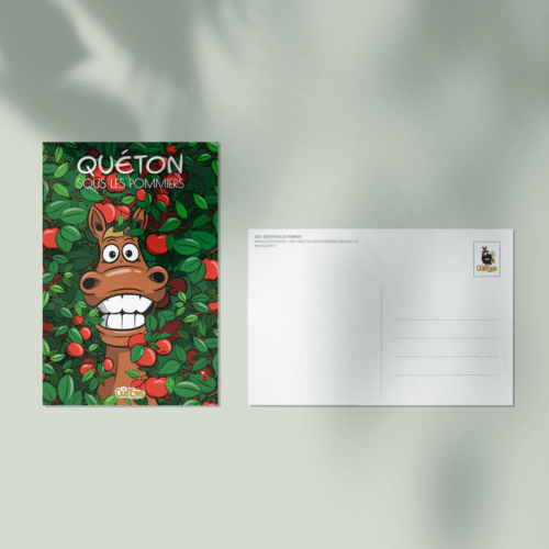 Carte postale Quéton sous les pommiers - Les Quétons