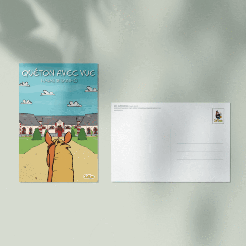 Carte postale Quéton avec vue sur le Haras de Saint-Lô - Les Quétons