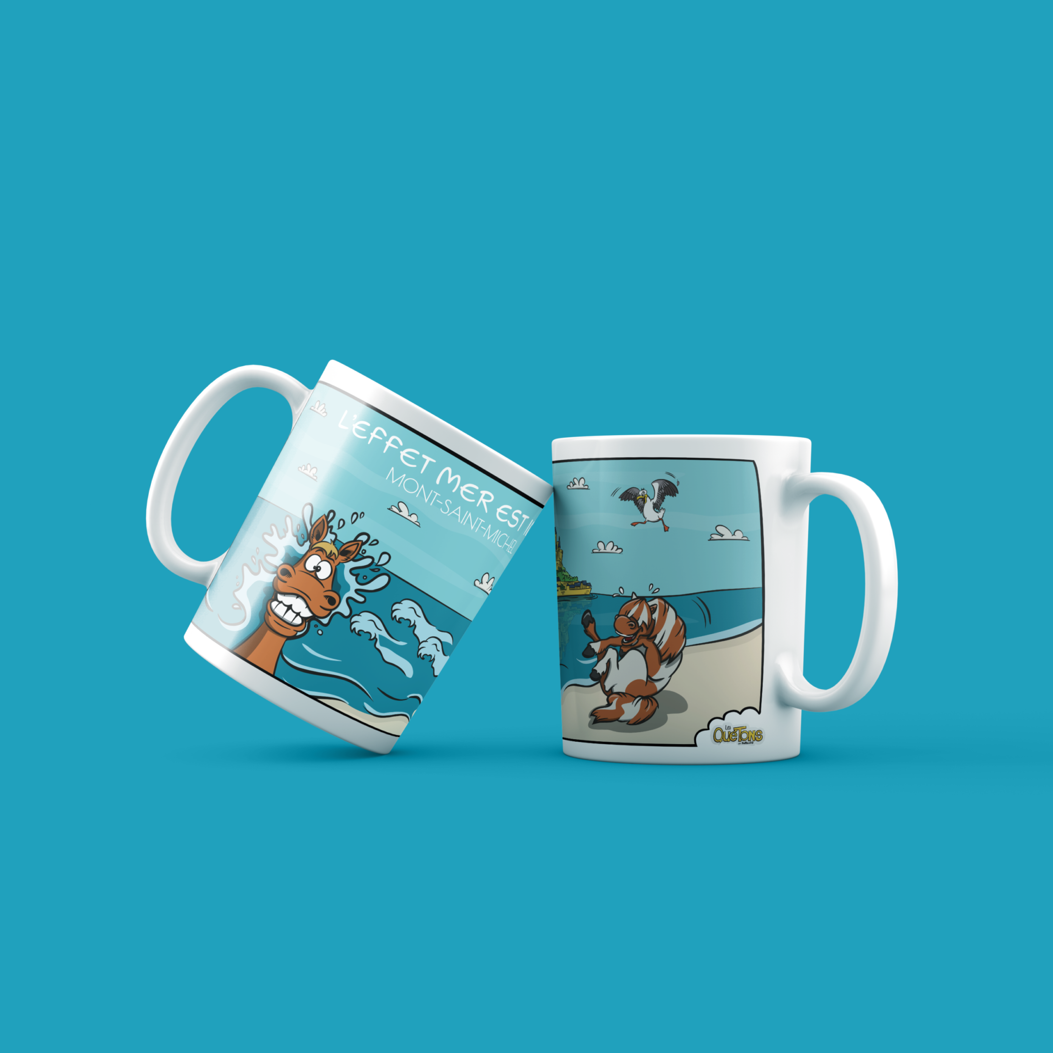L'effet mer est infini - Mont-Saint-Michel - Mug Les Quétons