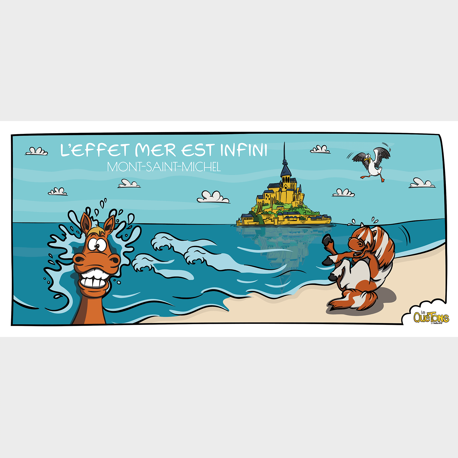 Mug L'effet mer est infini - Mont-Saint-Michel - Les Quétons