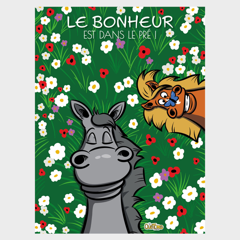 Affiche Le bonheur est dans le pré