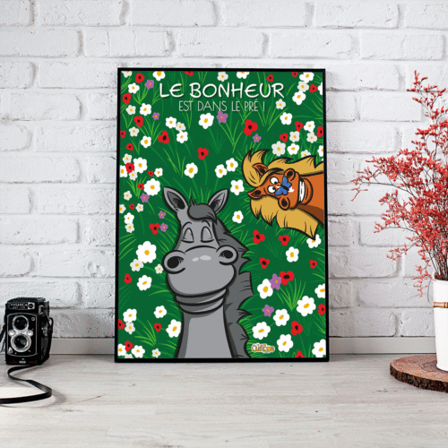 Affiche Le bonheur est dans le pré - Les Quétons