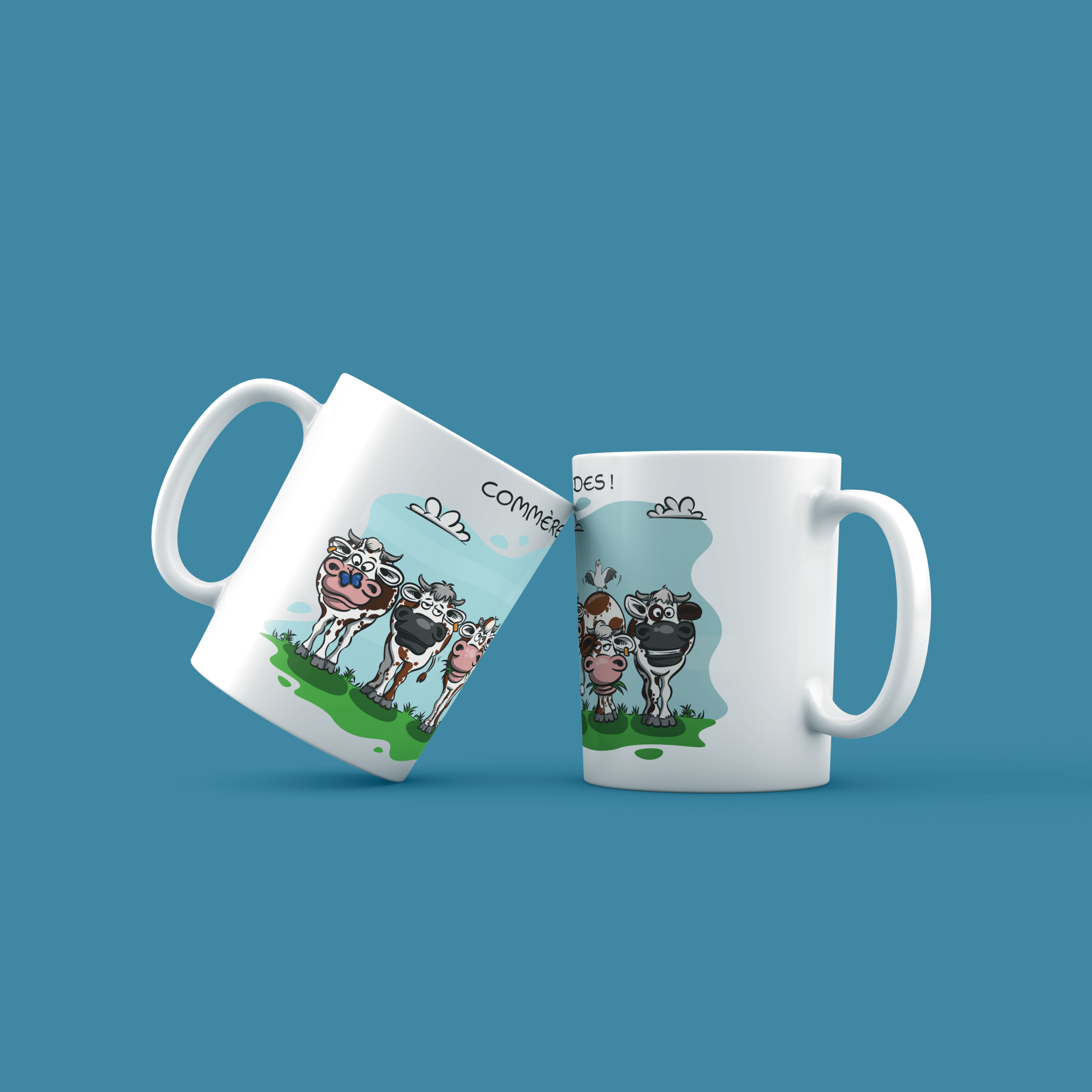 Commères normandes - Mug Les Quétons