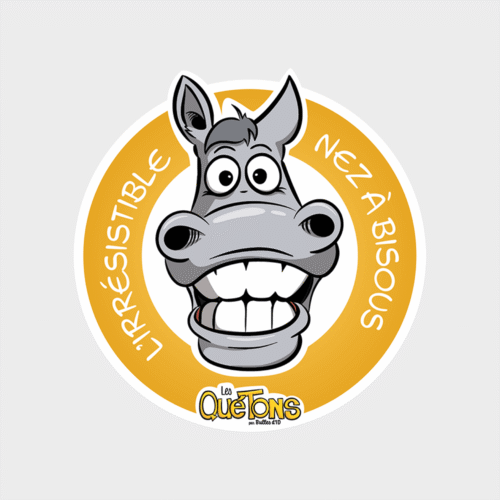 Sticker Les Quétons L'irrésistible nez à bisous